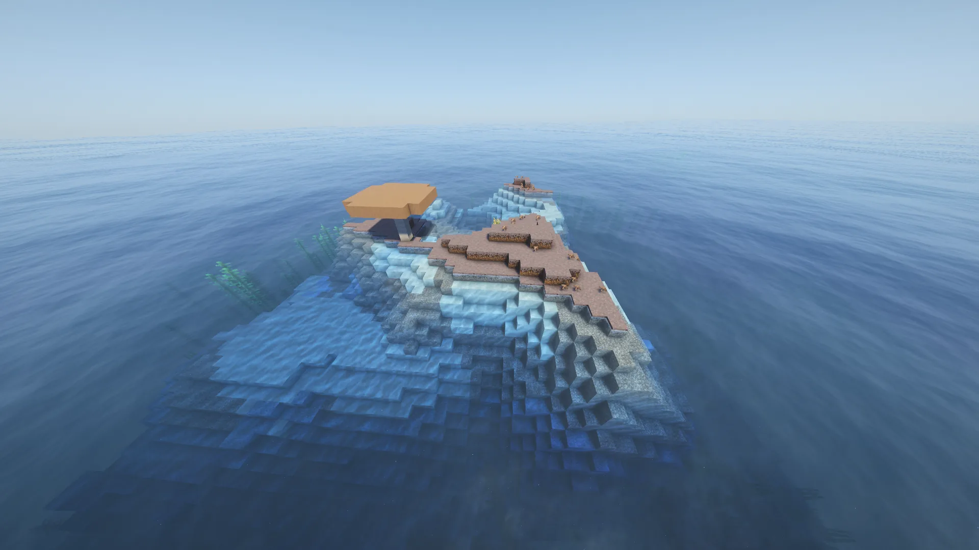 Mini isla de setas